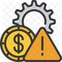 Riesgo financiero  Icono