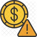 Riesgo financiero  Icono