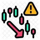 Riesgo Crisis Caida Icono
