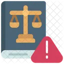 Riesgo Legal Legal Riesgo Icono