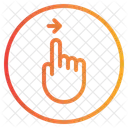 Right Finger Gesture Icon