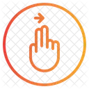 Right Finger Gesture Icon
