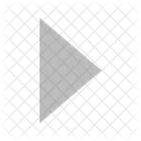 Right Triangle Arrow Icon