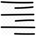 Right Alignment Text Icon