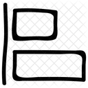 Right Alignment Text Icon