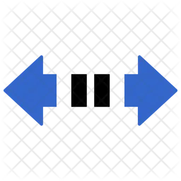 Right And Left Arrow  Icon