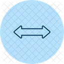 Right And Left Arrow Pentaglow Icon