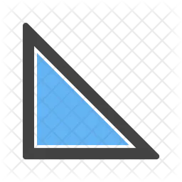 Right angle triangle  Icon