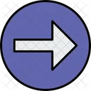 Right Arrow Arrow Circle Icon