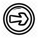 Dots Arrow Pointing Arrow Navigational Arrow Icon