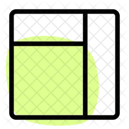 Right Bar Grid  Icon