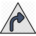 Right Bend Arrow Bend Icon