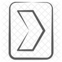 Right Chevron Arrow Right Arrowhead Icon