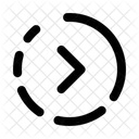 Right Circle Loadarrow Navigation Navigate Icon