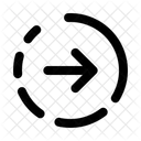Right Circle Loadarrow Navigation Navigate Icon