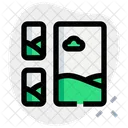 Right Content Image Grid Icon