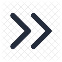 Right Double Chevron  Icon