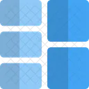 Right double row grid  Icône