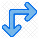 Right Down Direction Arrow Icon