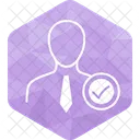 Right Employee Find Person Icon