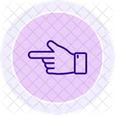 Right Hand Color Circle Icon Icon