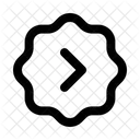 Right Hexagonalarrow Navigation Navigate Icon