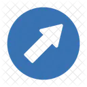 Right Up Sign Icon