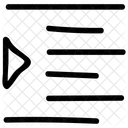 Right Alignment Text Icon