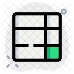 Right List Grid  Icon