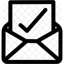 Right Message Communication Approval Icon