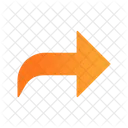 Flat Illustration Curved Icon