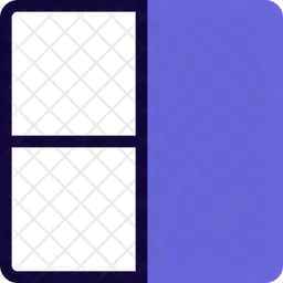 Right Sidebar Grid  Icon