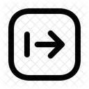 Right Square Linearrow Navigation Navigate Icon