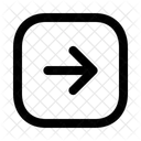 Right Squarearrow Navigation Navigate Icon