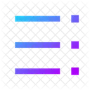 Right To Left List Bullet Bullet Point List Icon