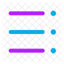 Right To Left List Bullet Bullet Point List Icon