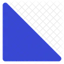 Right triangle  Icon
