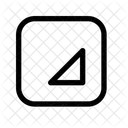 Right Triangle Bottom Right Box Bottom Right Down Right Icon