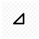 Right Triangle Bottom Right Mini Bottom Right Down Right Icon