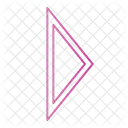 Right Triangular Arrows  Icon