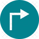 Right Turn Direction Icon