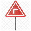 Right Turn Directional Icon