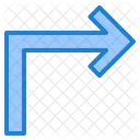 Right Turn Right Pointer Icon