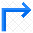 Right Turn Right Pointer Icon