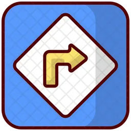 Right turn  Icon