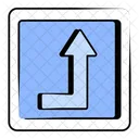 Right Turn Arrow Navigation Marker Icon