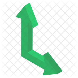 Right Up Arrow  Icon