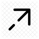 Arrow Right Up Icon
