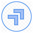 Right Up Arrow Up Right Icon