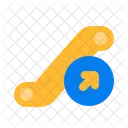 Escalator Arrow Simple Icon